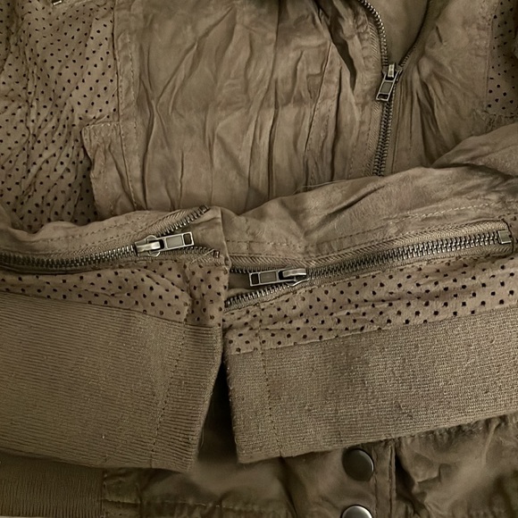 Forever 21 Taupe Bomber Jacket - Picture 4 of 6